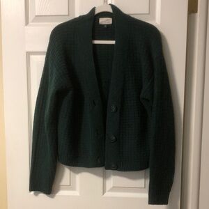 Womens Universal Thread soft cardigan sweater sz M green